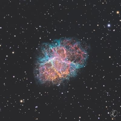 M1 (Crab Nebula) in SHO palette - Astrophotography