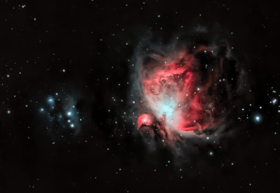 M 42 and NGC 1977 - Orion Nebulae - Astrophotography
