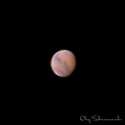 Planet Mars - астрофотография