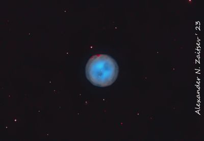 Туманность Сова (Owl Nebula)  M97 в фильтрах Ha и OIII
