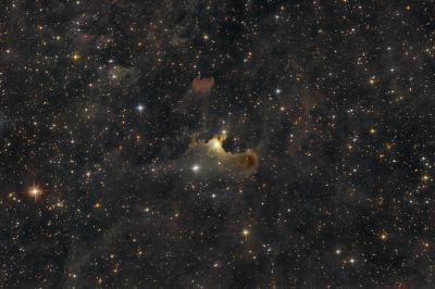 Туманность Призрак! (Шарплесс 2-136, Sh2-136, VdB 141) - астрофотография