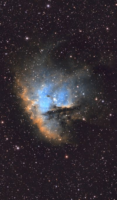 Туманность NGC281 Pacman в SHO