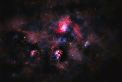 Flaming star nebula - Astrophotography