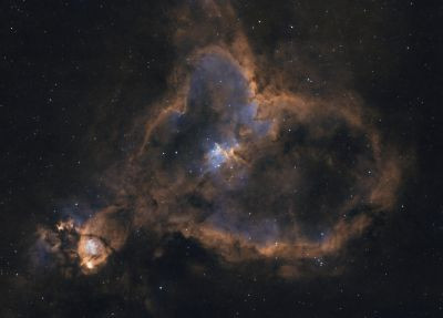 IC 1805 Heart Nebula HO - Astrophotography