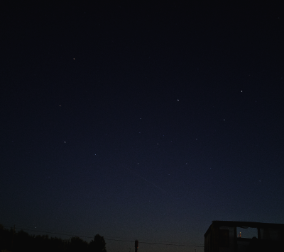 Поезд спутников Starlink