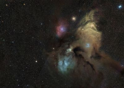 Anteres, Rho Ophiuchi - Astrophotography
