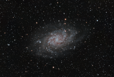 Галактика Треугольника (М33) - астрофотография