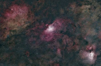 NGC 6604 & M 16 & M 17 - Astrophotography