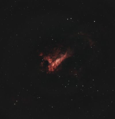 M17 Nebula Omega с балкона в Москве