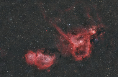 Soul and Heart IC 1848, IC 1805 - Astrophotography