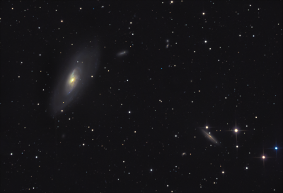 M106 & NGC 4217 - астрофотография