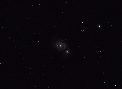 M51 (NGC 5194 & NGC 5195) - астрофотография
