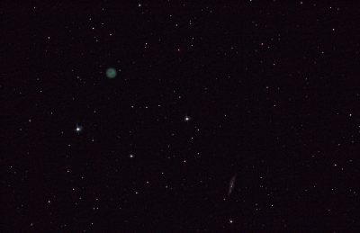 Туманность m 97 и галактика m 108