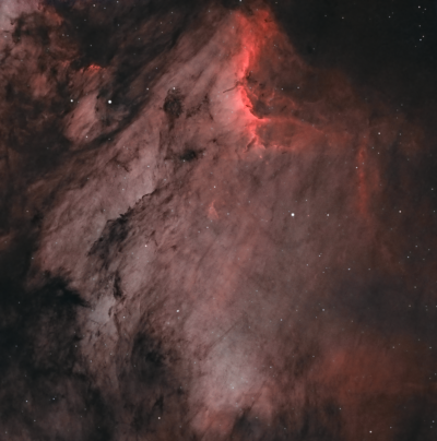 Туманность Пеликан IC 5070 - астрофотография