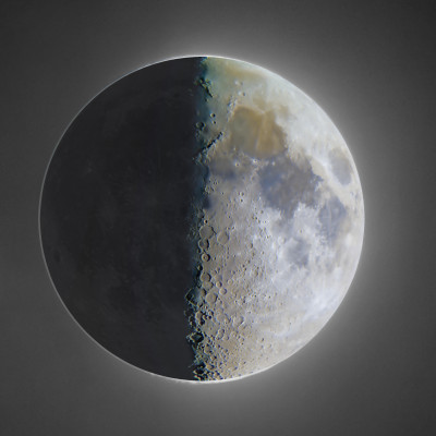 HDR Moon - Astrophotography