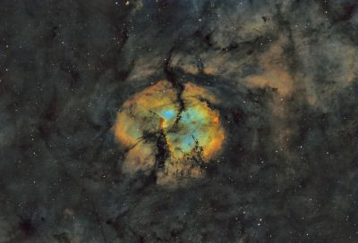 Sh2-124 nebula in the SHO palette - Astrophotography