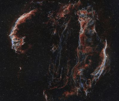 Cygnus Loop (NGC 6960, NGC 6979, NGC 6995, NGC 6992) - Astrophotography