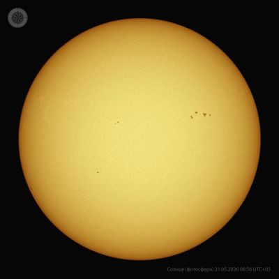 Sun 08:56 UTC+05 21.05.2026 - Astrophotography
