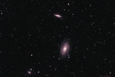 Галактики Боде (M81) и Сигара (M82) 29.04.2025