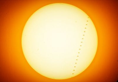 Transit of the ISS across the solar disk. - Astrophotography
