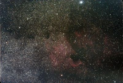 Туманность Северная Америка NGC 7000 в созвездии Лебедя