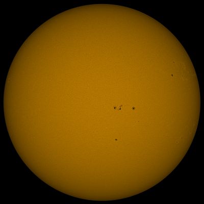 Солнце в континууме 27.04