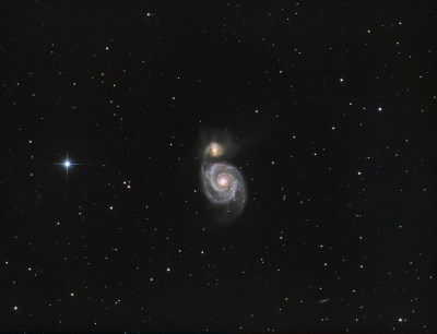 M51 Whirpool Galaxy HaLRGB