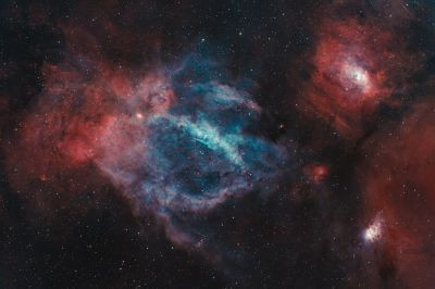 Sh2-157 (Crab Claw + Bubble) - Astrophotography