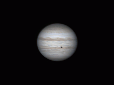 Таймлапс. Юпитер, Ио, тень Ио и Ганимед 10.09.2022 - астрофотография
