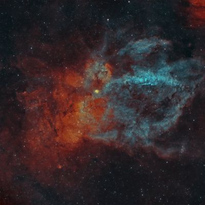 Sh2-157 - Lobster Claw Nebula - Astrophotography