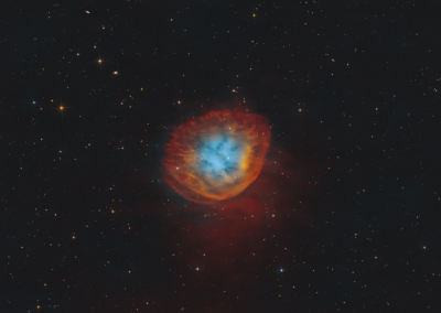 Редкая SH2-290 в палитре Foraxx Ha+OIII