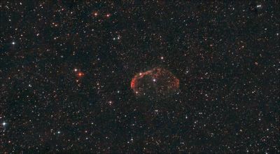 NGC6888 — туманность Серп (Полумесяц) в Лебеде.
