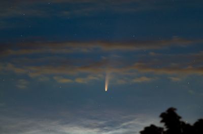 Комета NEOWISE 13.07.2020 и немного серебра - астрофотография