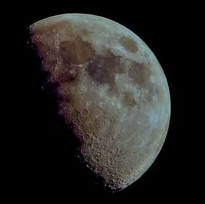 The moon - 64.6% - 25-02-2026 - Astrophotography
