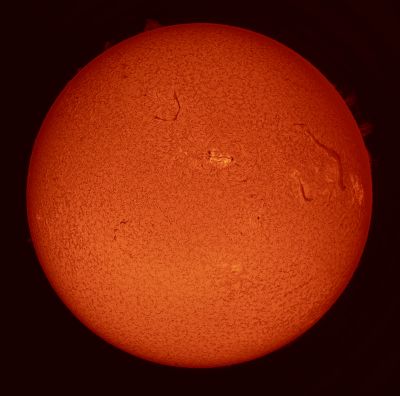 Солнце 20.06.2022 - астрофотография