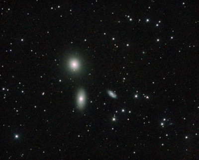 The galaxy group M 105 in Leo - Astrophotography