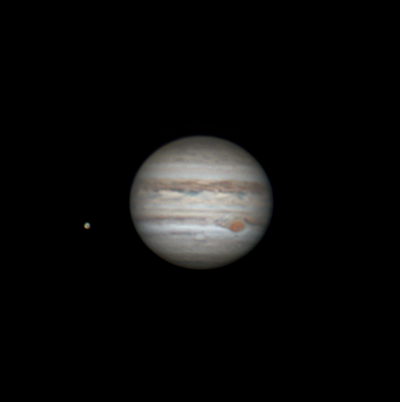 Юпитер и Ганимед 07.07.2020