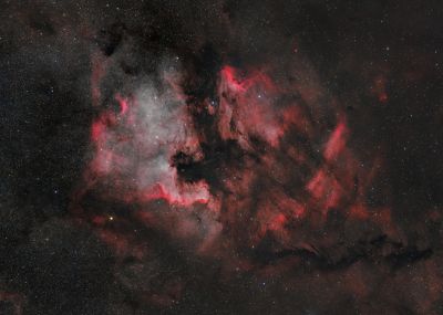 NGC 7000 - Северная Америка, IC 5070 - Пеликан