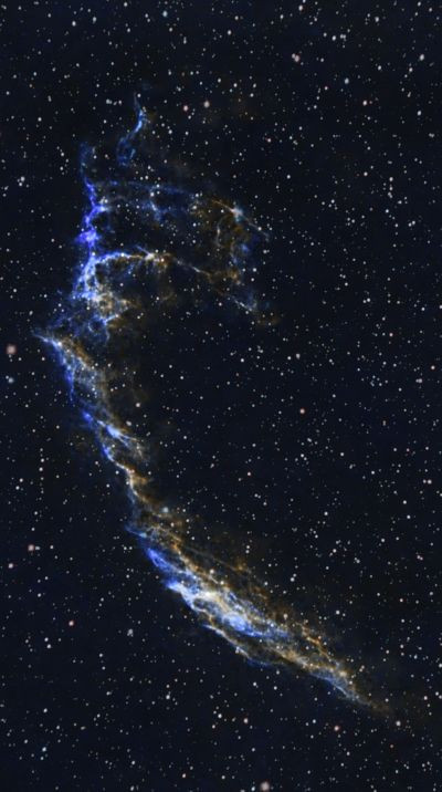 NGC 6992 - Eastern Veil nebula - HOO - Astrophotography