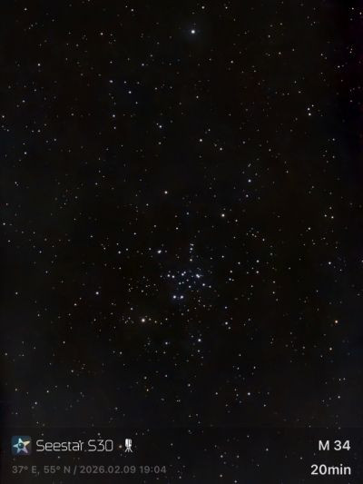 M 34 (NGC 1039) - Seestar S30 - Astrophotography