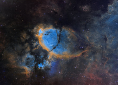 IC 1795 (Fish Head nebula) - SHO - Astrophotography