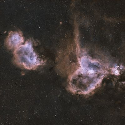 IC 1805 Heart and IC 1848 Soul - Astrophotography
