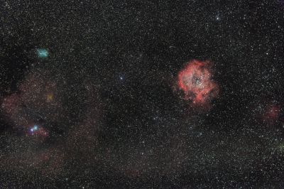 Туманность NGC 2237 "Розетка" - астрофотография