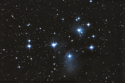 Скопление Плеяды М45. 08.11.2020