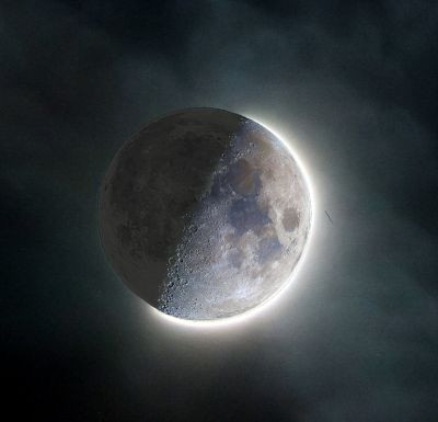 HDR Moon - Astrophotography