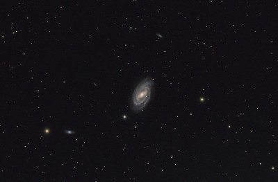 Galaxy M109 and Its Neighbors (Crop) - Astrophotography