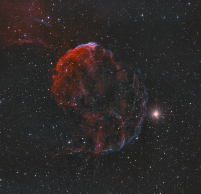 IC443 (Jellyfish Nebula) - HOO