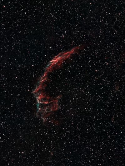 Eastern part of the Veil Nebula (NGC 6992, NGC 6995, IC 1340) - Astrophotography