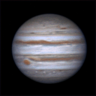 Rotation of Jupiter, 25 dec 2013, 00:43-1:33