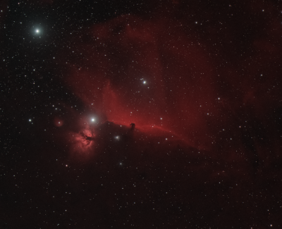NGC 2024 (FLAME NEBULA), IC 434, BARNARD 33 (HORSEHEAD NEBULA), NGC 2023